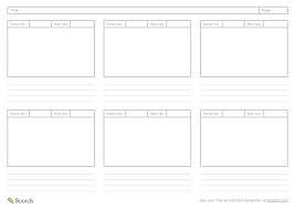 Simple border design black and white. 40 Free Storyboard Templates Pdf Psd Word Ppt