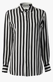 You searched for black and white striped shirt. Saint Laurent Black White Striped Crepe De Chine Silk Black And White Stripes Shirt Transparent Hd Png Download Kindpng