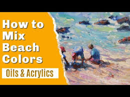 How To Mix Beach And Wet Sand Colors