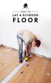 how to lay a plywood floor