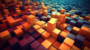 cubes abstract background free