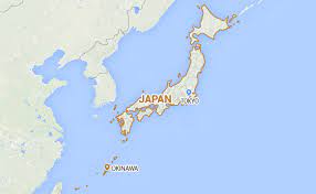 Map of japan and south korea. Thousands In Japan Rally Against Us Base On Okinawa