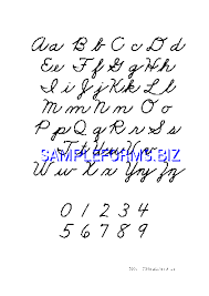 Cursive Letters Chart 1 Pdf Free 26 Pages