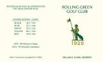 Golf Course Scorecard | Rolling Green Golf Club PA