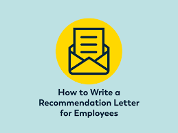 a recommendation letter for employees