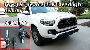 Toyota Tacoma Led Headlight Install 2018 Auxito H11