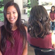 Stile salon offers an array of progessional hair care & beauty minded products. Photo Of Pikku Salon San Diego Ca United States Typical Long Asian Hair To A Lob With Baby Highlights Asian Hair Hair Color Asian Hair Styles