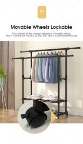 hanging clothes portable clothing rack