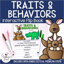 Inherited Traits Learned Behaviors Interactive Flip Book