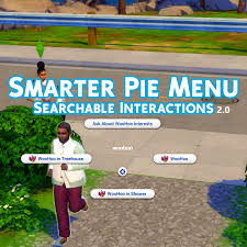 smarter pie menu searchable