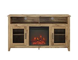 Soundbar Storage Fireplace Tv Stand