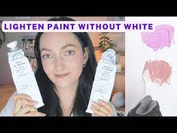 5 Min Art Tips How To Lighten Paint