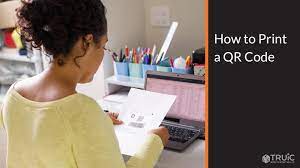 how to print a qr code print a qr