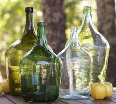 Vintage Glass Wine Bottle Vases Wine
