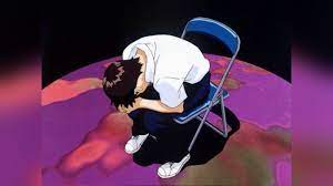 Shinji in a Chair | Know Your Meme