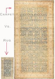difference between a rug and carpet
