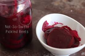 not so sweet pickled beets