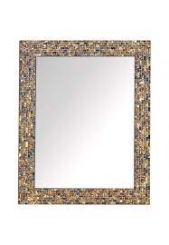luxe mosaic glass mirror