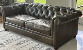 Pottery Barn Leather Sofas Armchairs