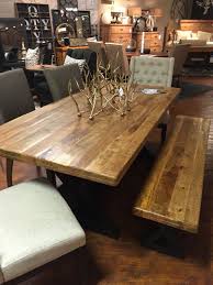 Extra savings when you buy the group. Wesling Table Industrial Metal Bases Are Topped With Rich Thick Slabs Of Sustainable Mango Wood Coffee Table Farmhouse Mango Wood Dining Table Dining Table