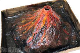 How to Make a Papier Mache Erupting Volcano for the Science Fair - Red Ted  Art - Make crafting with kids easy & fun