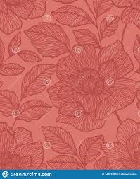 Seamless Pattern With Abstract Flowers Creative Floral