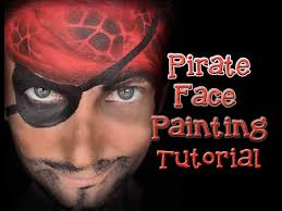 pirate face painting tutorial you