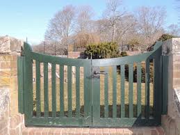 Double Garden Gate Coastal Bronze Gate
