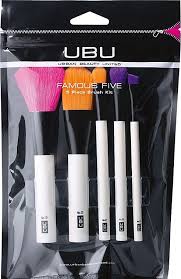 ubu famous five 5 piece brush kit