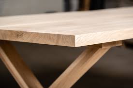 solid hardwood oak rustic kitchen table