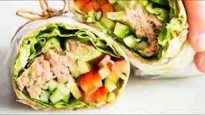 10 minute tuna wrap green healthy cooking