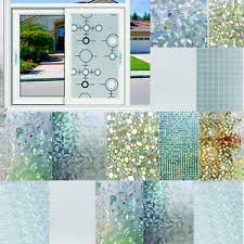 Details About 3d Static Cling Cover Frosted Window Glass Film Paper Sticker Privacy Home Decor