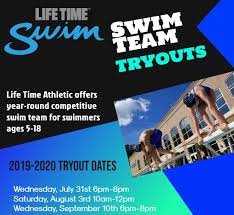 metro area life time swimming try outs
