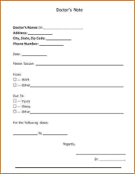 Printable Fake Doctors Notes Free In 2019 Doctors Note