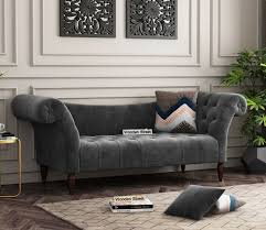 bella chaise lounge graphite grey