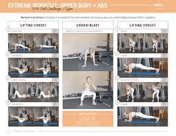fall challenge extreme workout upper