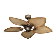A chandelier ceiling fan adds function and glamourous style; 42 Inch Tropical Ceiling Fan Small Oil Rubbed Bronze Bombay By Gulf Coast Fans