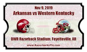 Arkansas Razorbacks Vs Western Kentucky Hilltoppers Football