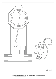 Some of the coloring page names are gc6yhye nursery rhyme 2 hickory dickory dock traditional cache in florida united states, nursery rhymes coloring hickory dickory dock i click on the coloring page to open in a new window and print. Hickory Dickory Dock Coloring Pages Free Fairytales Stories Coloring Pages Kidadl