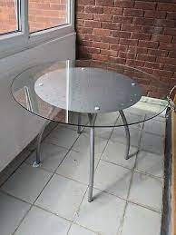 Ikea Round 104 Cm Diameter Glass Table