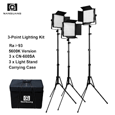 600led 5600k Portable Led Panels Studio Lighting Kit Ra 95 For Photography Broadcasting And Movie Led Panel Studio Light Panel Kitled Studio Light Kit Aliexpress