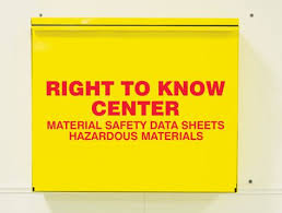msds storage cabinet right to know