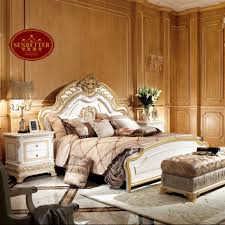 Bostwich shoals queen panel bed with dresser mirror. 0062 New Arrival White Gold French Style Bed Set Noble Solid Wood Bedroom Furniture Buy French Bed White Bedroom Set Wood Bedroom Set Product On Alibaba Com