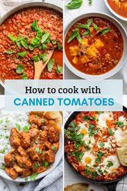 canned tomatoes how to cook with them