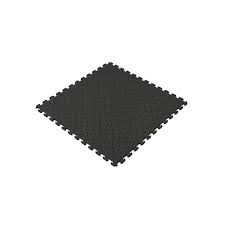 black pvc garage flooring tile