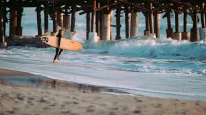 surfing surfer sea waves 4k 4k