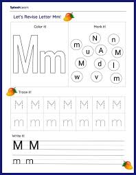 letter m worksheets for kindergarteners