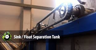 sink float separation tank pet bottle