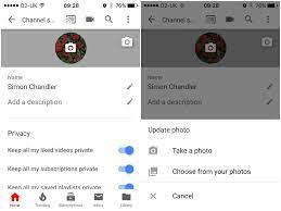 How To Change Youtube Profile Picture On Mobile Phone Youtube gambar png