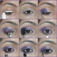 eye makeup tutorial ombre purple eyes
